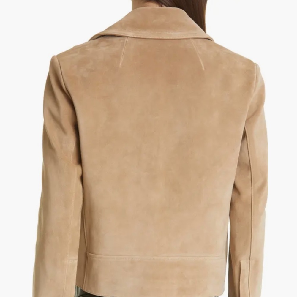 Theory Suede Moto Jacket - Picture 6 of 6